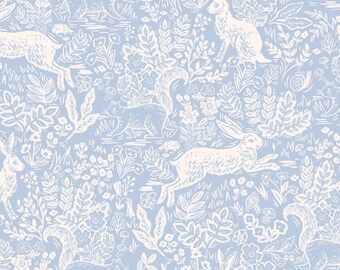 blue toile crib sheet
