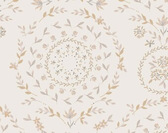 beige crib sheet