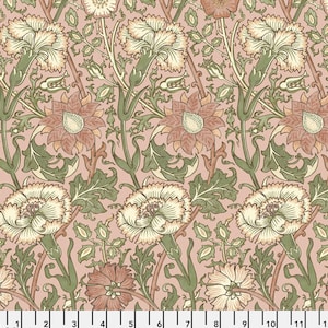 William Morris Baby Bedding READY SHIP Eucalyptus GREEN peachy pink rose Fitted Crib Sheets cream blush Mini Sheets Bedding classic image 2