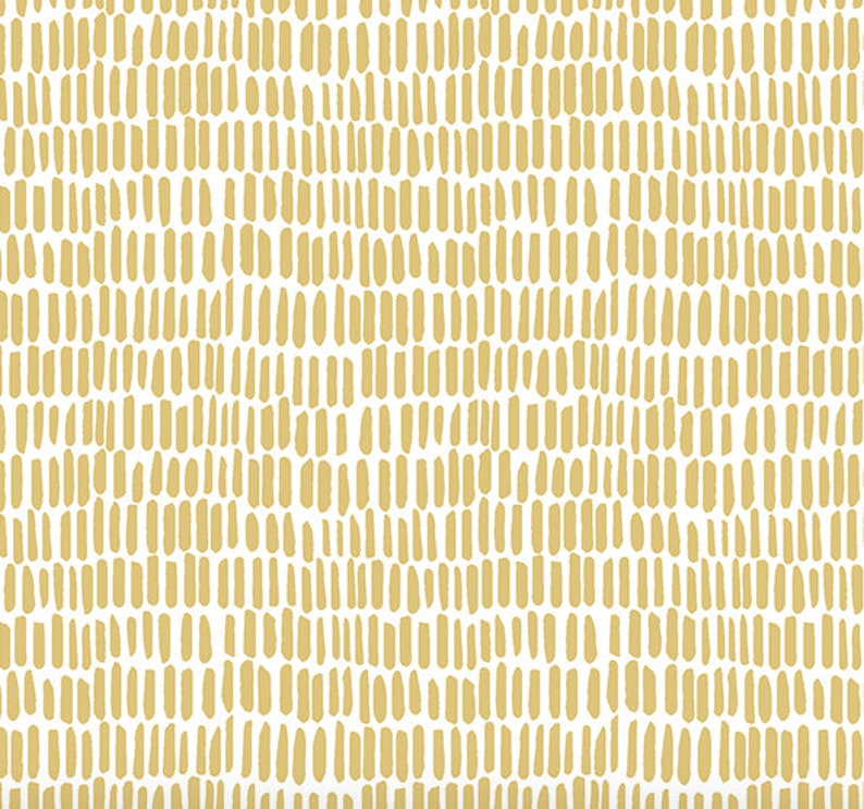 yellow crib sheet