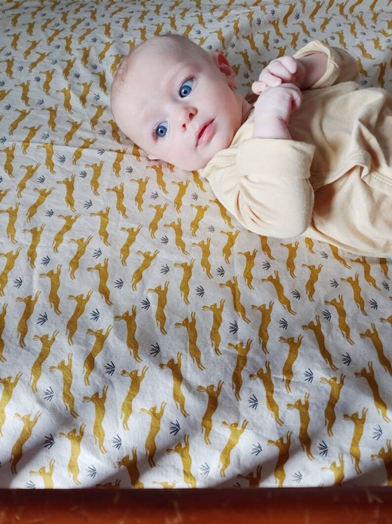 Neutral Baby Bedding QUICK SHIP Mustard YELLOW Crib Sheets Etsy