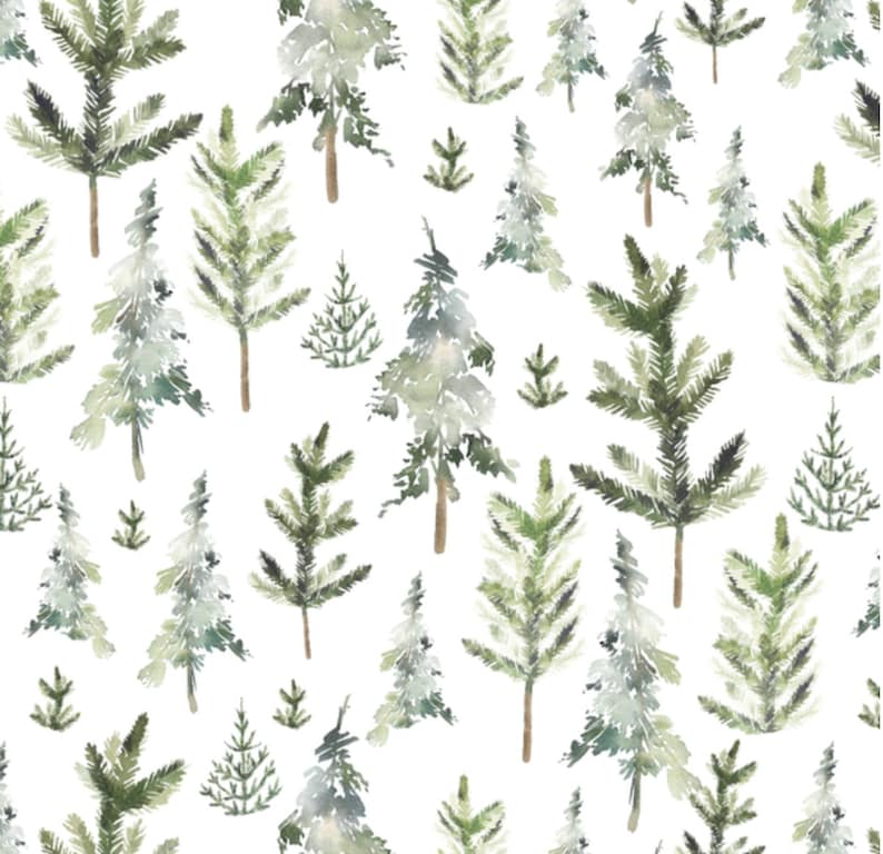 Woodland Baby Bedding Green Fitted Crib Sheets mini Crib Etsy Canada