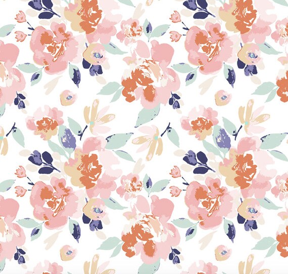 Girls Crib Bedding Girls Fitted Crib Sheets Floral Changing Etsy