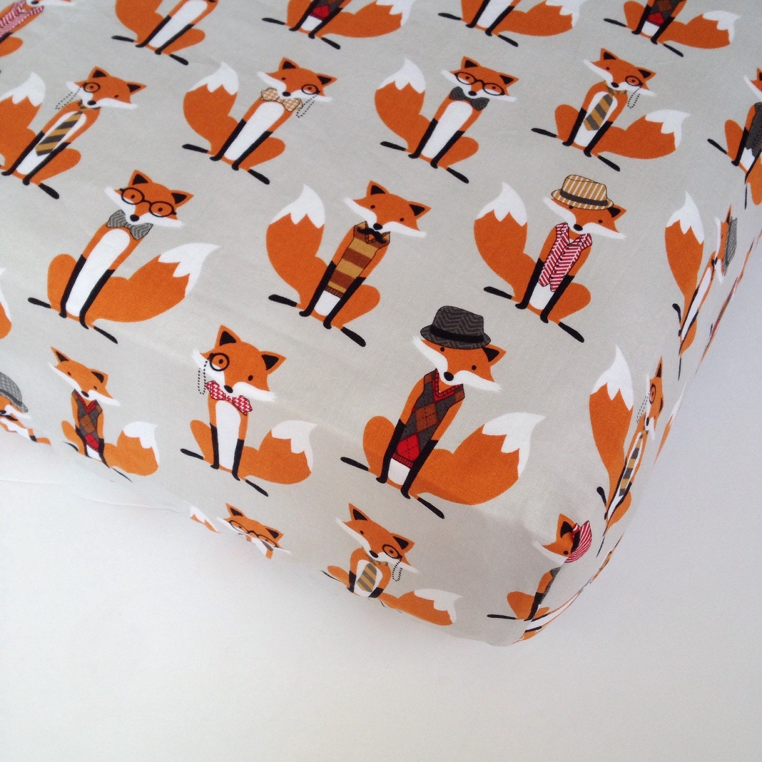 What does the FOX Say Crib Sheet Fox Crib Sheet / Nursery Etsy