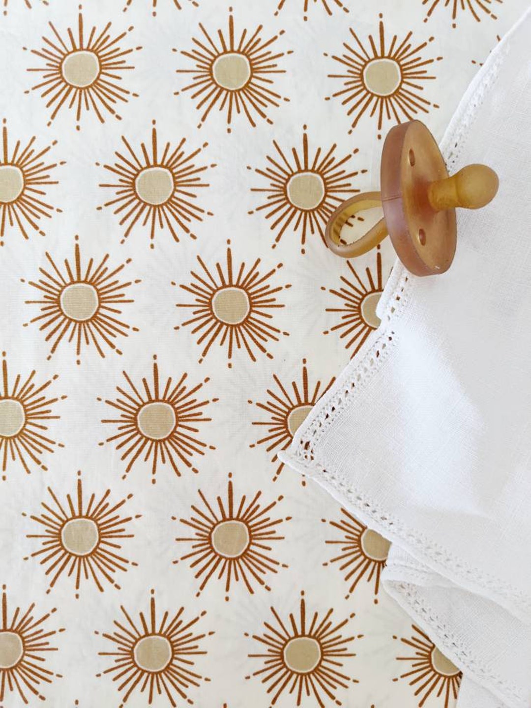 Crib Sheet Sunshine Changing Pad Cover Sun Neutral Nursery - Etsy
