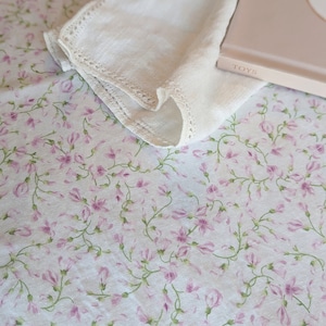 lilac Purple Crib Sheet . Purple Fitted Crib Sheet . Baby Bedding . vine Crib Sheet . Crib Bedding . Baby Gift