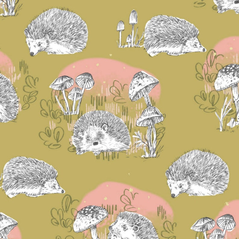 Crib Bedding Hedgehog Sheet Changing Pad Covers Mustard Baby Nursery Set Origami Diaper Cover