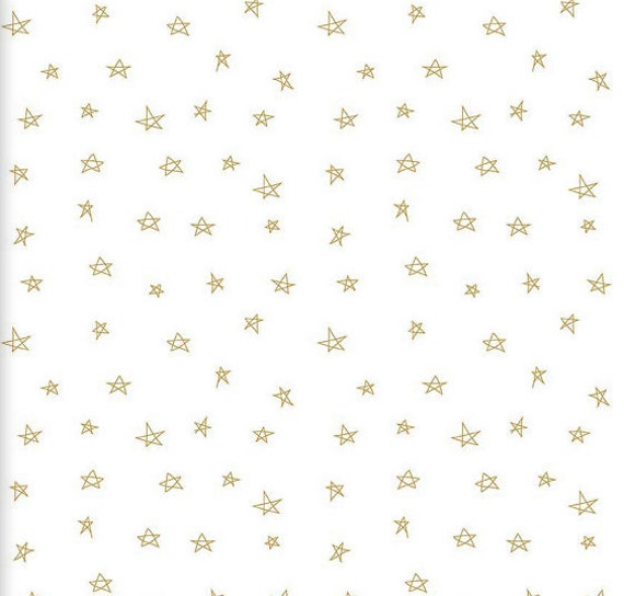 Gold Baby Sheet Metallic Gold Nursery / Star Crib Sheet / Etsy