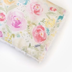 BOHO Baby Blanket -  Stroller Blanket /Bohemian Blanket /Fur Blanket /Baby Girl Nursery Blanket/READY to Ship Gift Girls Security Blanket