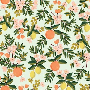 Rifle Paper Lemon Spannbettlaken - BEREIT!