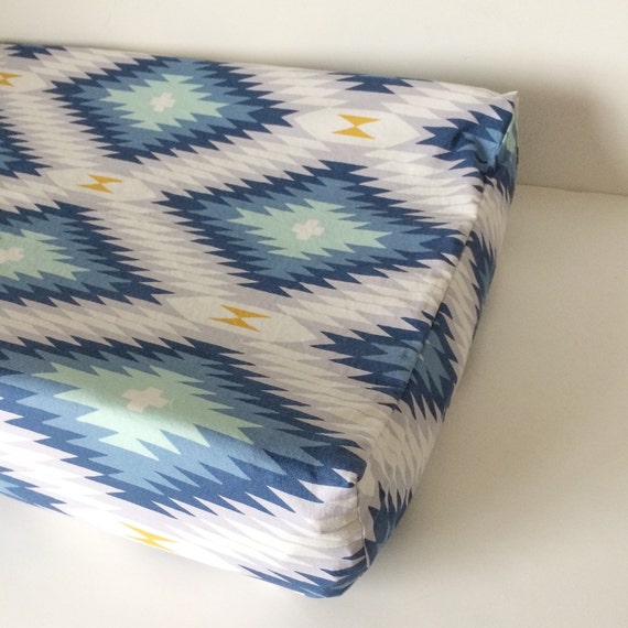 BOHO Crib Bedding Fitted Crib Sheets / Aztec Boy Bedding / Etsy
