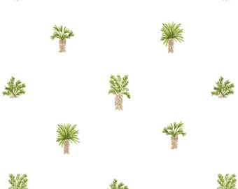 palm tree crib sheet