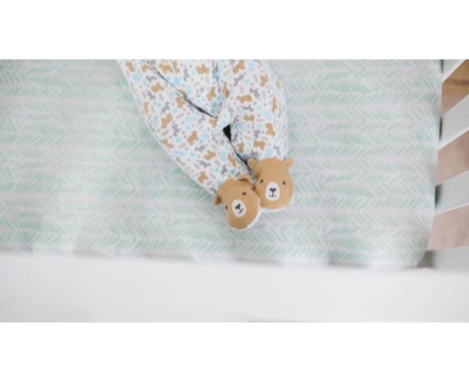 READY to SHIP MINT Green Baby Bedding Green Fitted Crib Sheet Etsy