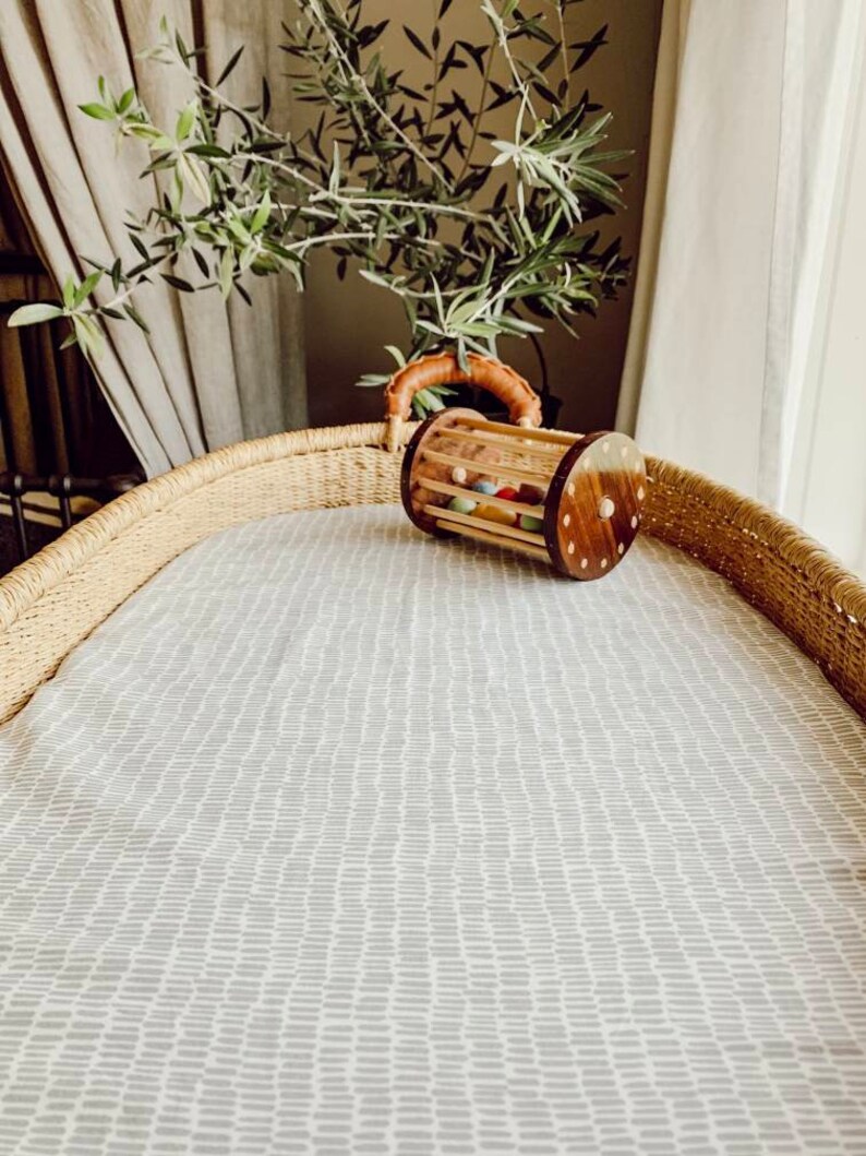 Changing Basket Cover Sage Green Changing Pad Cover Neutral / Etsy UK