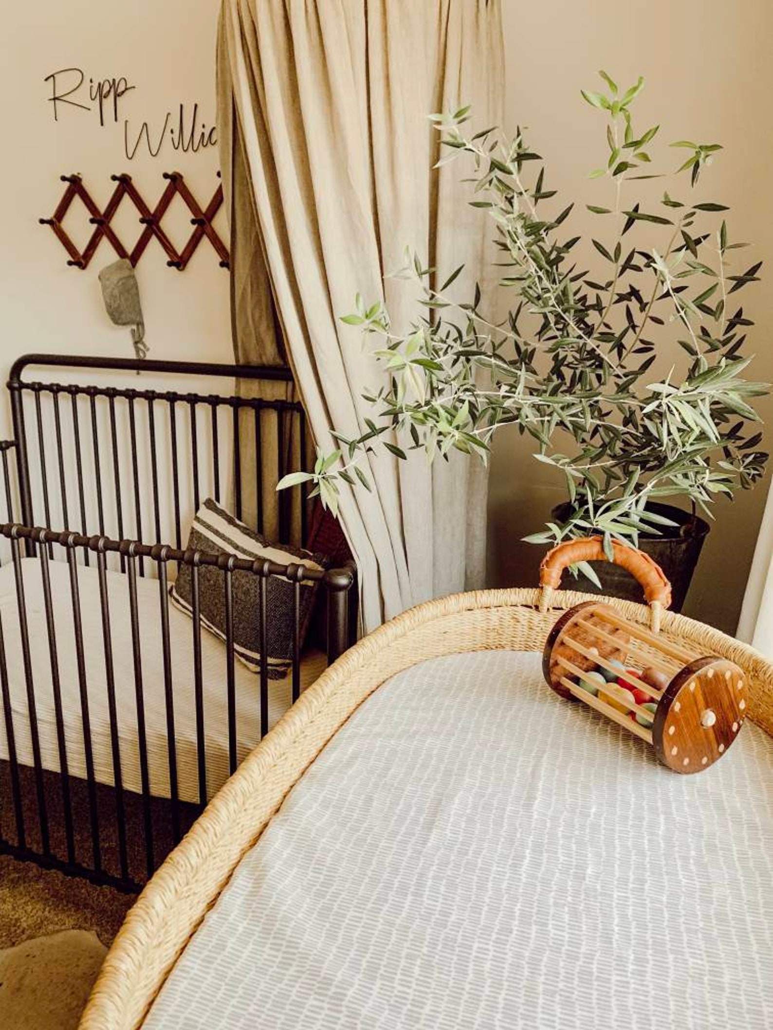 Changing Basket Cover Sage Green Changing Pad Cover Neutral / Etsy