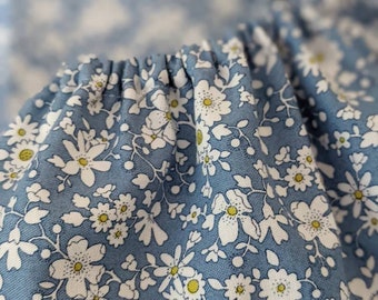 delicate slate blue Crib Bedding LIBERTY of LONDON Fitted Crib Sheets Mini Cot Sheet vintage blue white garden Floral Crib Baby Linens