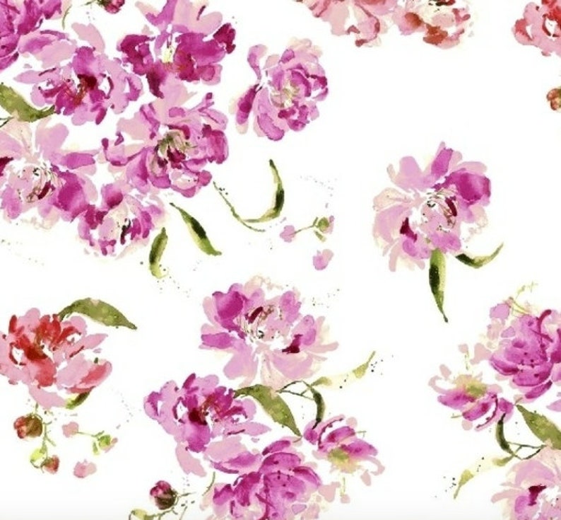 Bedding Set Changing Pad Covers Fl Crib Sheet Peony Pink