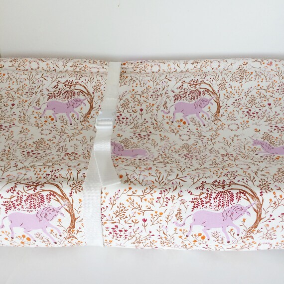 Unicorn Crib Sheet Baby Bedding Mini Sheets Purple