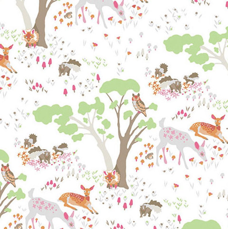 fawn crib sheet