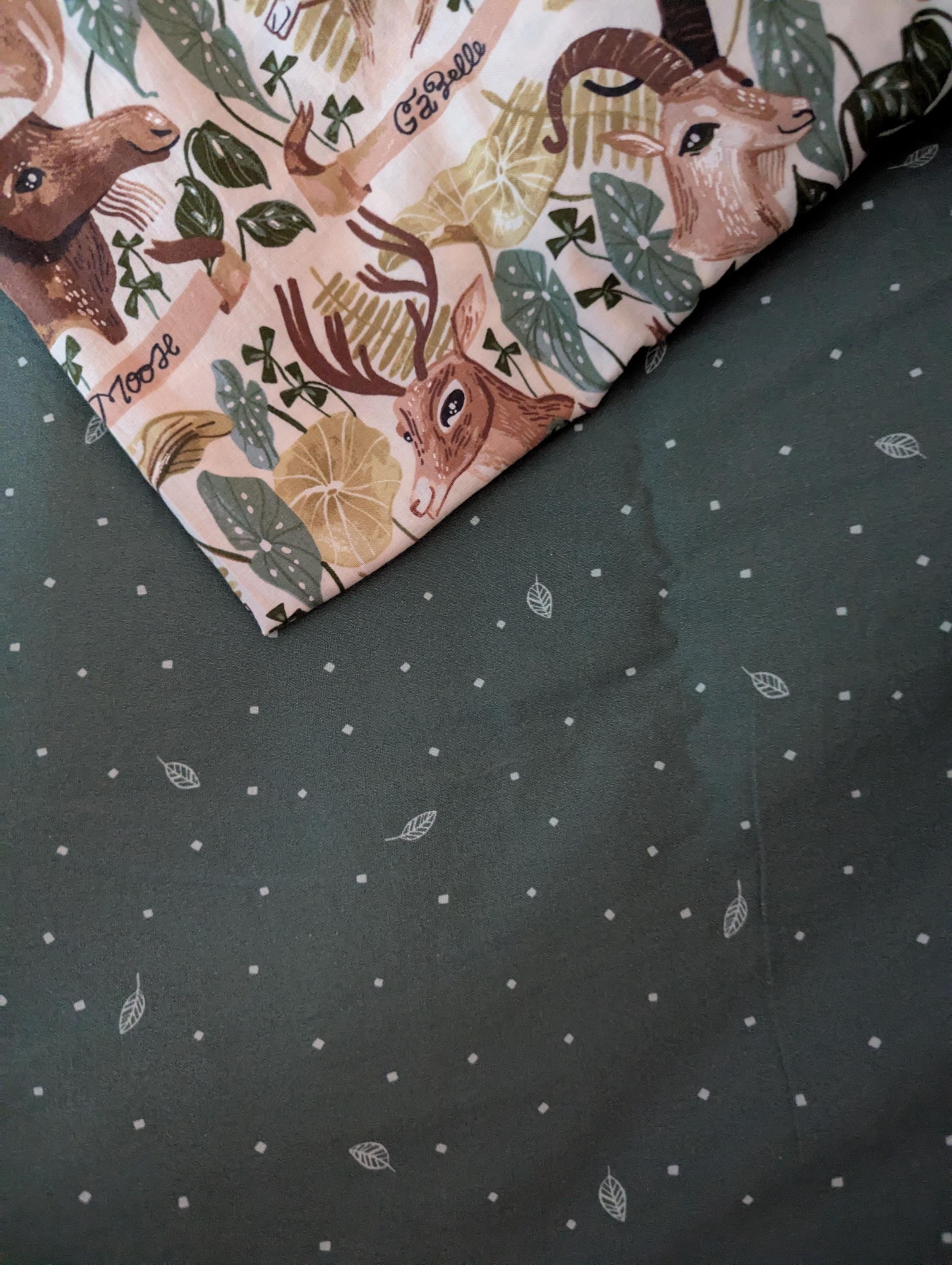 Green Mini Crib Sheet Olive Leaf Baby Bedding