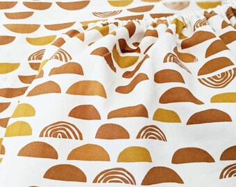 Rust Baby Bedding READY to SHIP Cinnamon Girls Fitted Crib Sheets /TERRACOTTA Crib Sheets Clay/Girls Crib Bedding /Natural Earth Cot Sheets