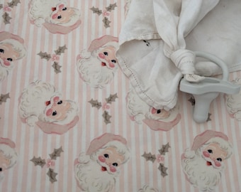 Santa Crib Sheet, LAST ONE Holiday Christmas Bedding