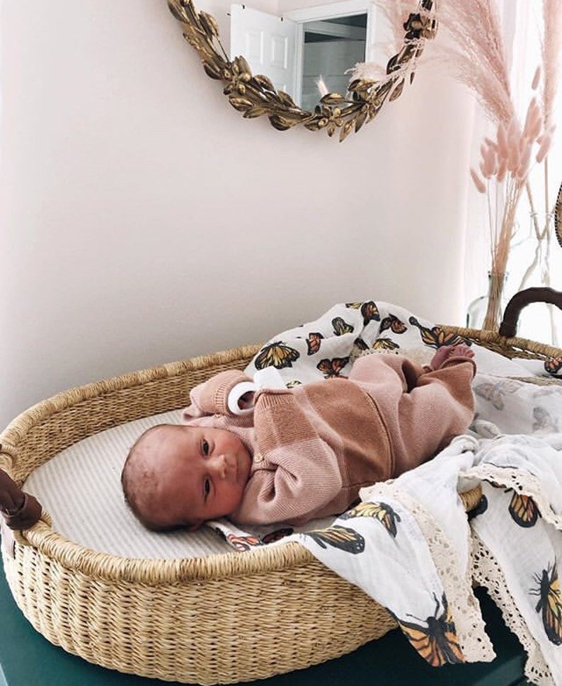 Sheets Moses Basket Sheet Mattress Cover Etsy