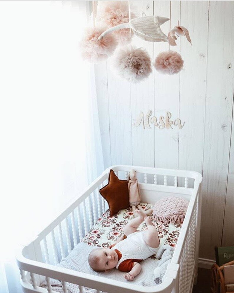 READY to Ship Rose Crib Sheets Quick Ship / Vintage Floral Etsy