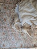 William Morris Pimpernel Crib Sheet: Blush Floral Cotton Bedding