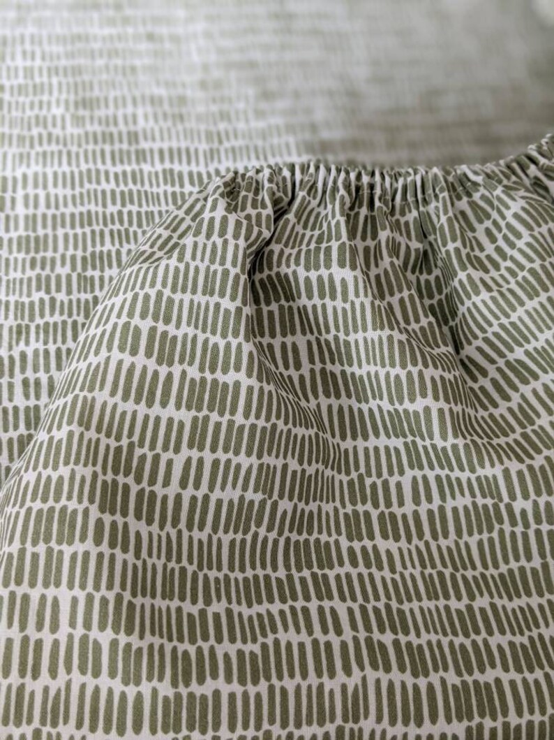 Crib Bedding Dark Sage Fitted Crib Sheets Oval Olive Etsy