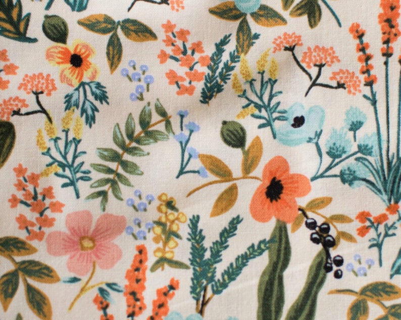 Fitted Crib Sheet Floral Baby Bedding / Floral Crib Sheet / Etsy