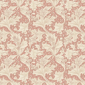 William Morris Floral Fitted Sheet: Cotton Bassinet, Mini Crib Cover