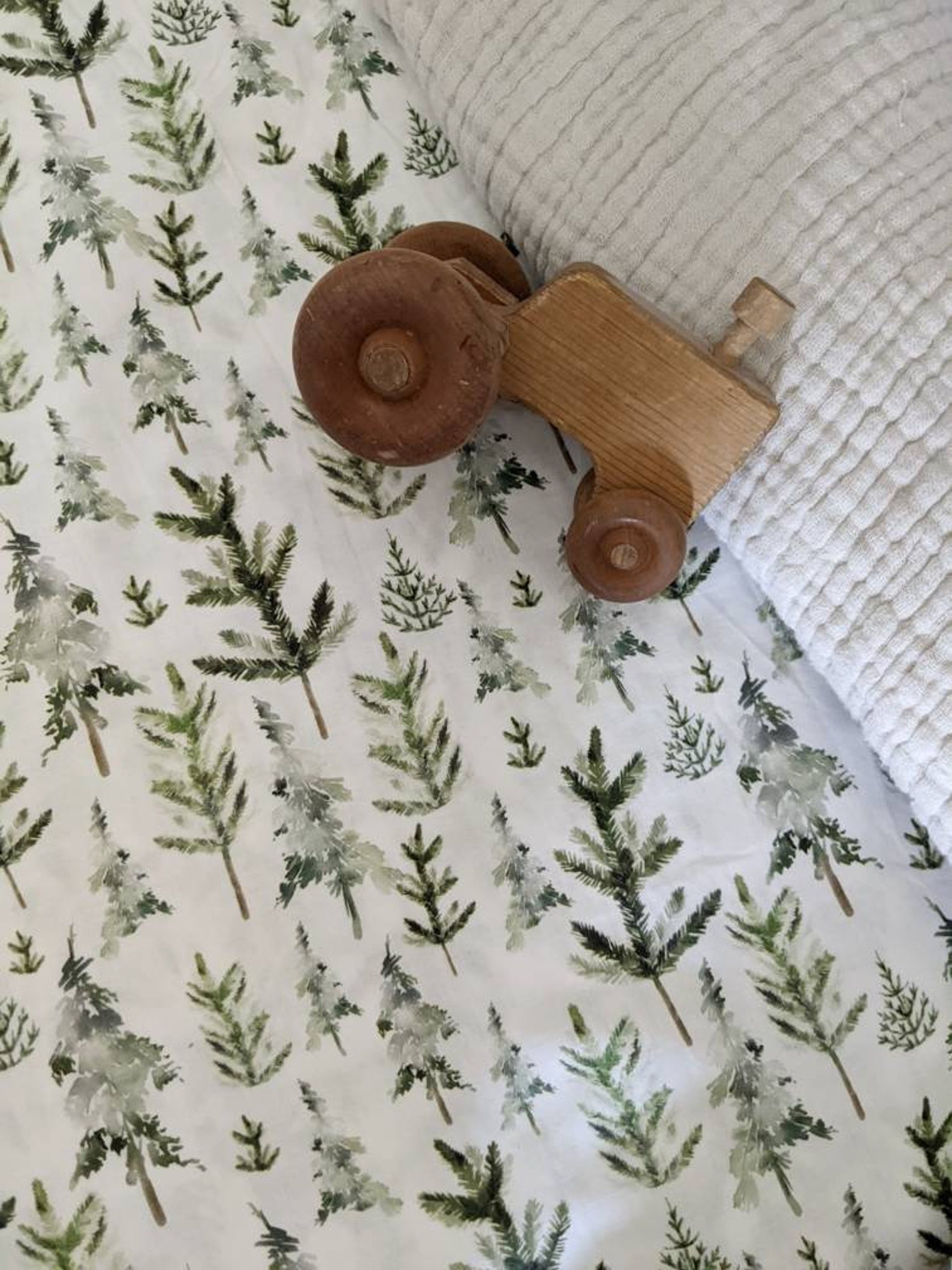 Woodland Baby Bedding Green Fitted Crib Sheets mini Crib Etsy Canada