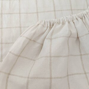 LINEN Baby Bedding Tan Neutral Bedding /Beige Crib Sheets /Linen READY to SHIP Crib Sheets / Cot Bedding /Neutral Crib Bedding