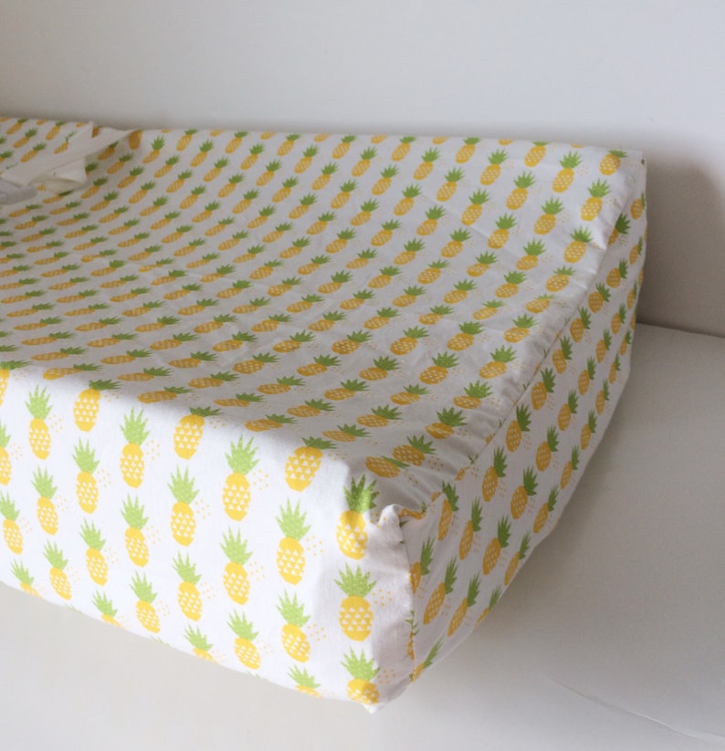 READY to SHIP Changing Pad Cover Pineapple /yellow Pineapple Etsy