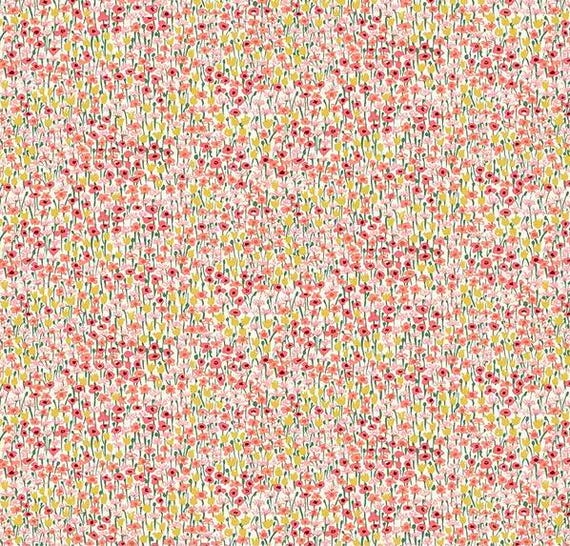 Crib Sheet Pink Bedding delicate LIBERTY dainty ditsy Nursery girls Etsy small print