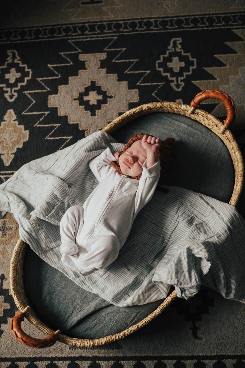 Linen Sheet Mattress Cover / Changing Pad Etsy