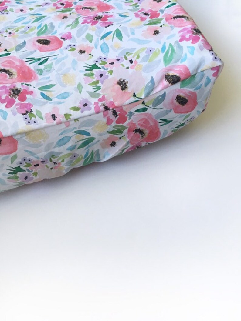 vintage floral cot bedding