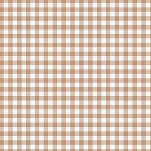 READY SHIP Cottage Core Bedding light brown white CARMEL gingham Fitted Crib Sheet earth tone/tan Nursery Neutral Crib cover cotton