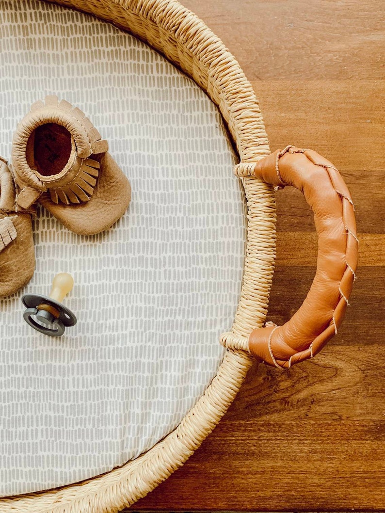 Changing Basket Cover Sage Green Changing Pad Cover Neutral / Etsy