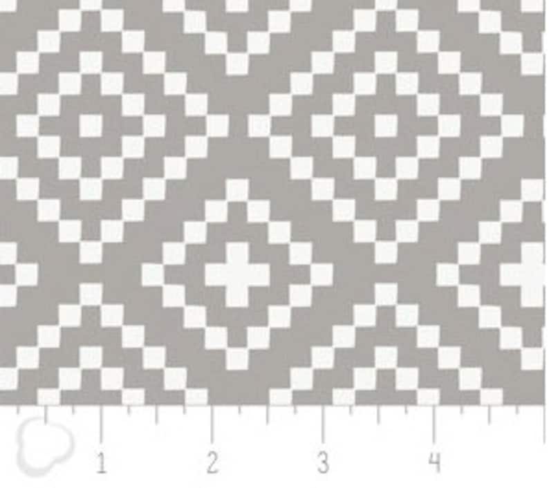 READY to SHIP Changing Pad Cover Grey White Nursery Modern Baby Bedding Aztec Neutral Nursery Changing Table Cover Neutral Changing Mat