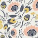 Floral MINI Crib Sheet - Leah Duncan Fitted Crib Sheets / READY to SHIP /Babyletto Mini Crib Sheet /Nursery Baby Bedding Navy Peach Nursery
