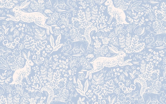 Baby Bedding Toile Crib Sheet Light Blue Nursery Bedding Etsy