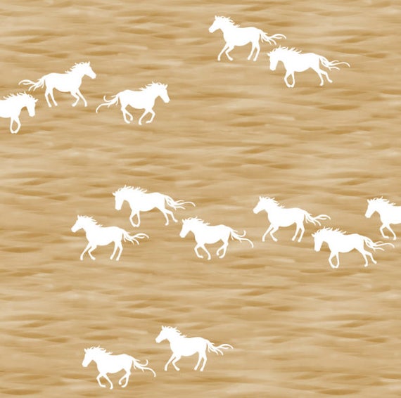 horse baby crib bedding