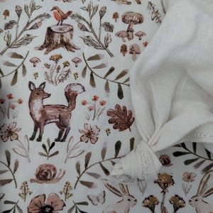 briar bunny Baby Bedding Crib Sheets Fitted Sheet hare Cot Bedding Babiease rabbit vintage