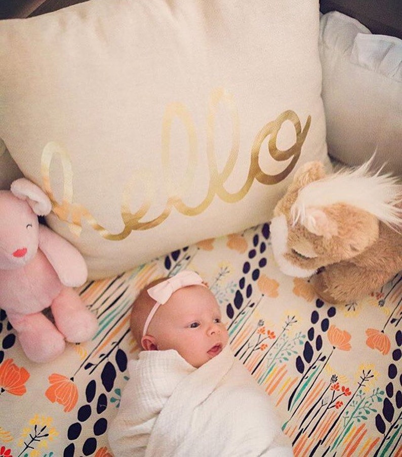 READY to SHIP Baby Bedding SALE Girls Crib Sheets / Peach Etsy