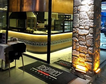 Custom Business Logo Door Mat – Heavy Duty Indoor Outdoor Floor Rug for Restaurants & Shops