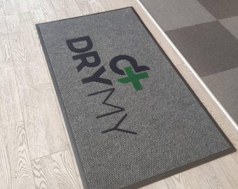 Corporate Logo Door Mat - Professional Custom Design for Business Entryways
