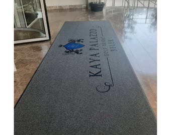 Custom Logo Entrance Mats – Personalized Business Door Mats for Offices, Hotels & Resorts