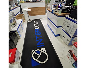 Personalized Business Logo Mats for Office, Store & Commercial Spaces – Custom Indoor and Outdoor Mats